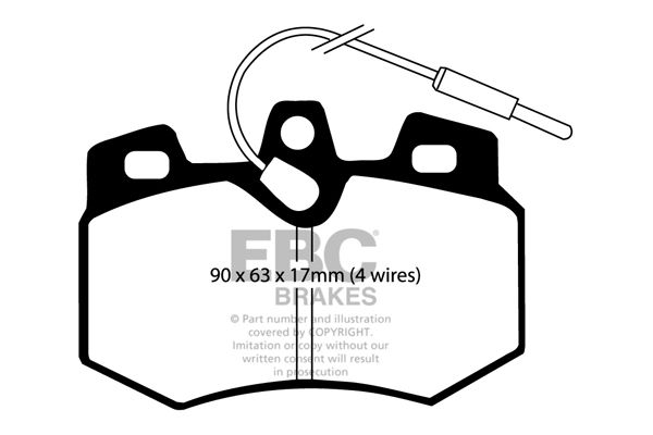 EBC BRAKES Jarrupala, levyjarru DP575